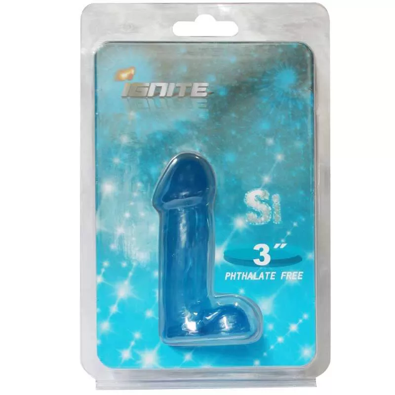 si-3-inches-cock-with-balls-blue SI 3 inches Cock with Balls Blue