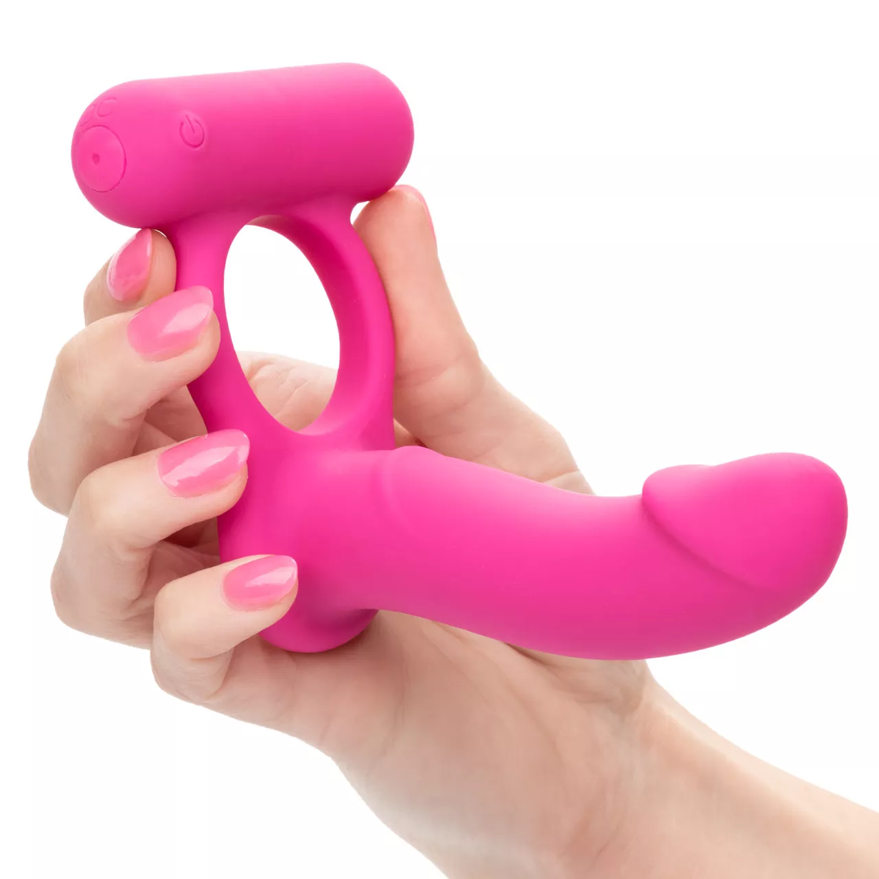 Silicone Rechargeable Vibrating Double Penetration Toy