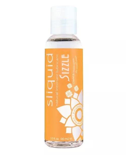 Sliquid Naturals Sizzle Lubricant - 2 oz