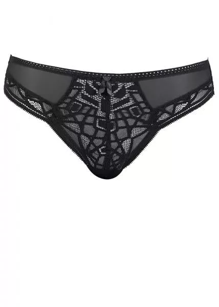 soiree-lace-brazilian-panty-black Soiree Lace Brazilian Panty - Black -
