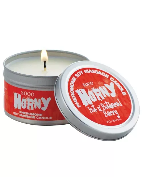 sooo-horny-pheromone-soy-massage-candle-4-oz-berry Sooo Horny Pheromone Soy Massage Candle - 4 Oz Berry
