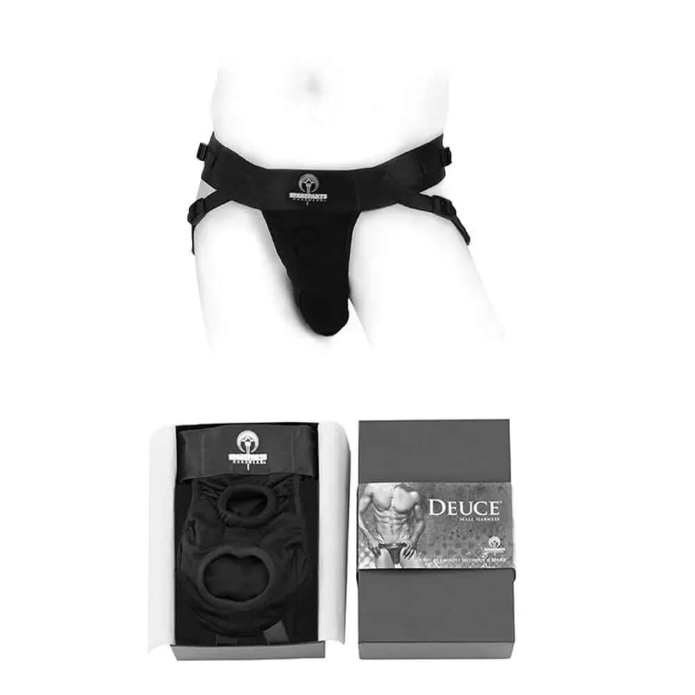 spareparts-deuce-double-strap-harness-black-size-b-magnum SpareParts Deuce Double Strap Harness Black Size B Magnum
