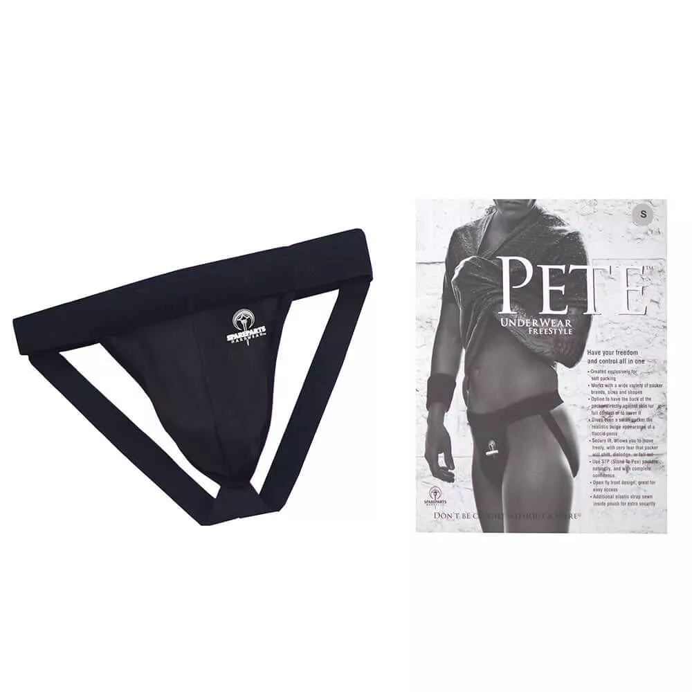 spareparts-pete-freestyle-nylon-packing-jock-black-size-xl SpareParts Pete Freestyle Nylon Packing Jock Black Size XL