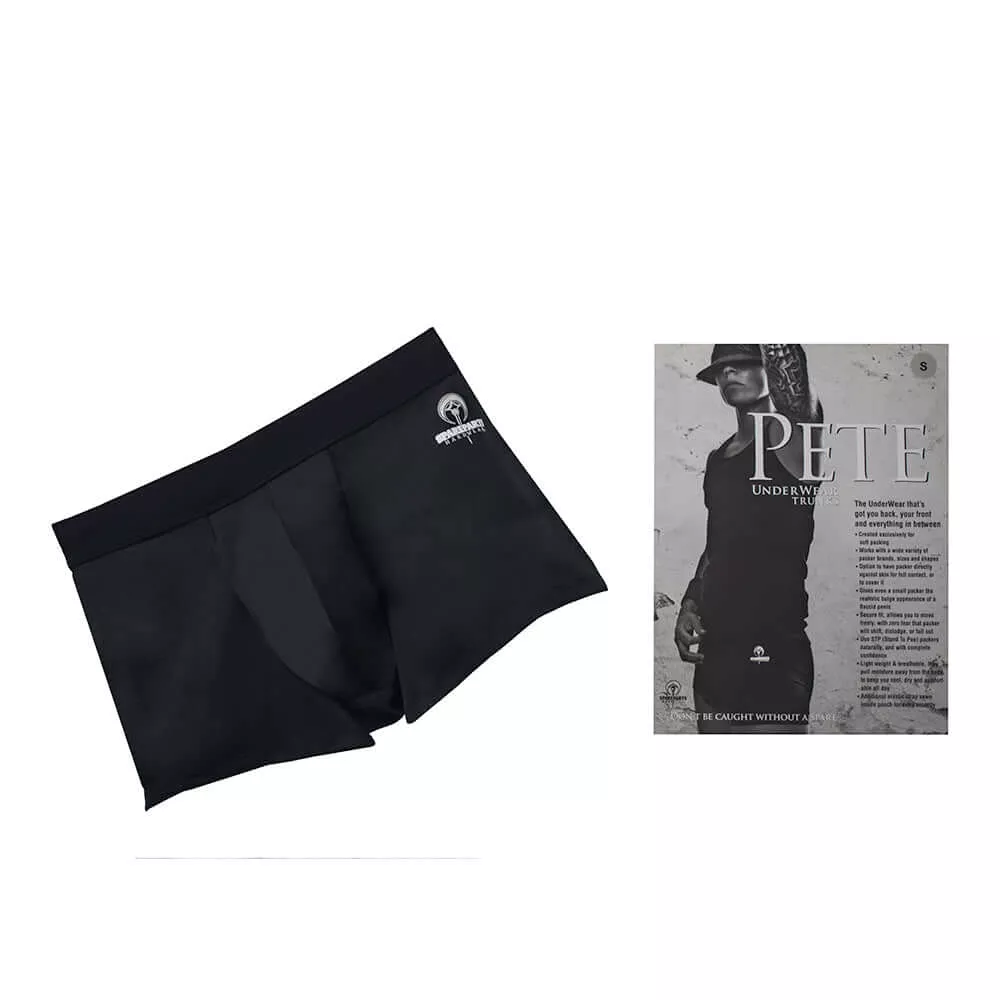 spareparts-pete-trunks-nylon-packing-underwear-black-size-s SpareParts Pete Trunks Nylon Packing Underwear Black Size S