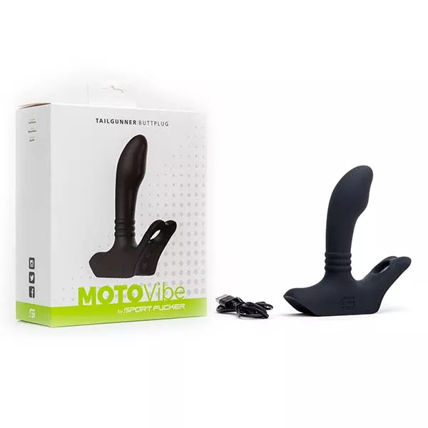 sport-fucker-motovibe-tailgunner-black-usb-rechargeable-prostate-massager Sport Fucker MOTOVibe Tailgunner - Black USB Rechargeable Prostate Massager