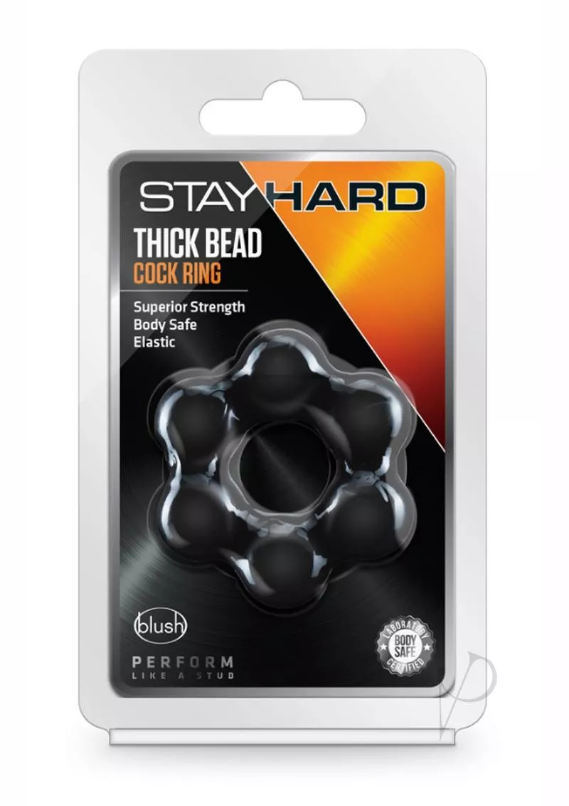 stay-hard-thick-bead-cring-blk-non-vibrating-penis-ring Stay Hard Thick Bead Cring Blk Non-Vibrating Penis Ring