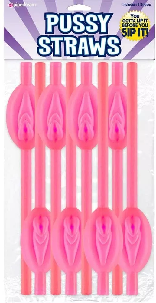 Straws - Novelty Straws - 8 Pack