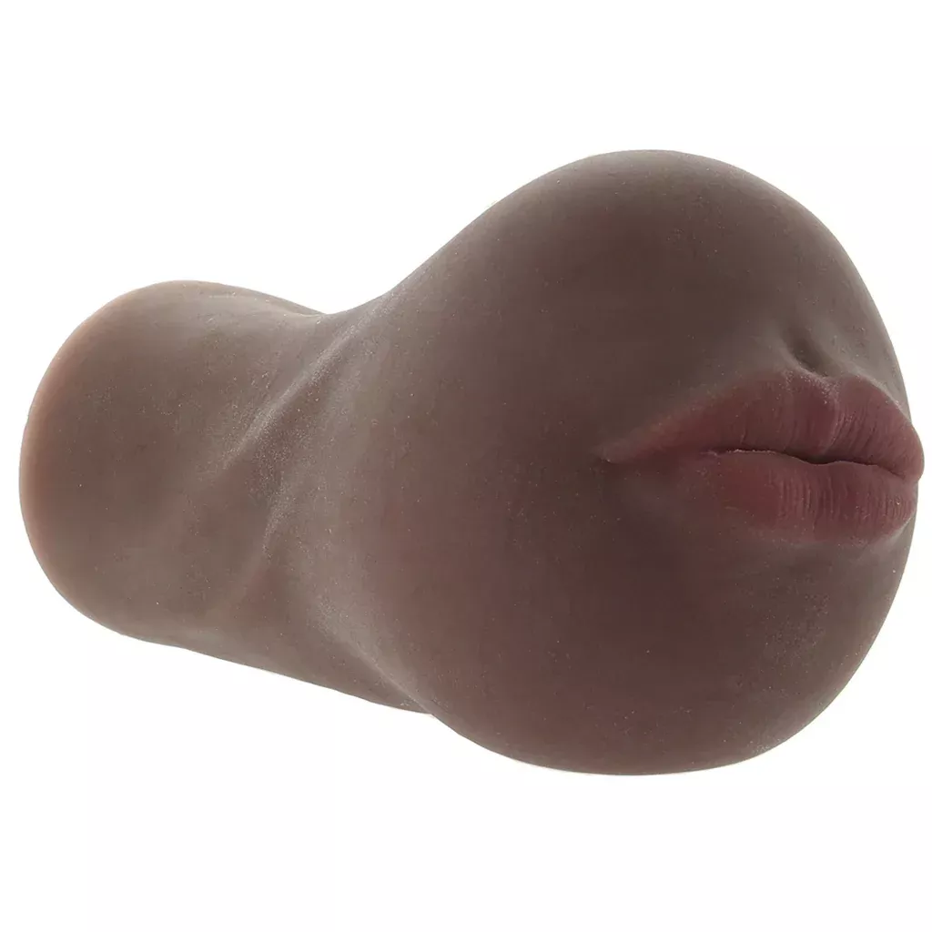 stroke-it-anatomical-mouth-stroker-in-brown Stroke It Anatomical Mouth Stroker in Brown