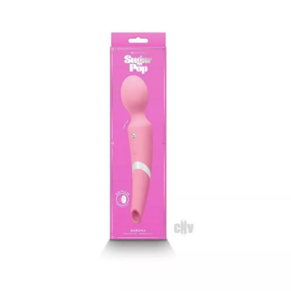 Sugar Pop Aurora Air Pulse And Wand Massager Pink