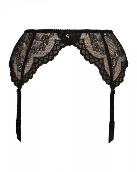 Superboost Lace Suspender - Black -