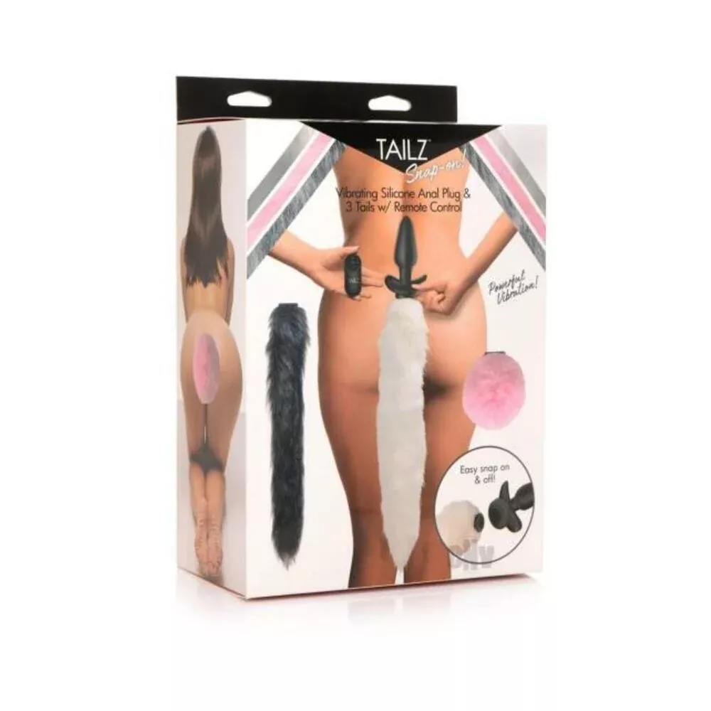 tailz-vibe-plug-3-tails-w-remote-set Tailz Vibe Plug And 3 Tails W/remote Set