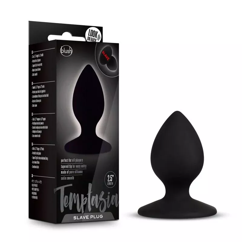 temptasia-slave-plug-black Temptasia - Slave Plug - Black