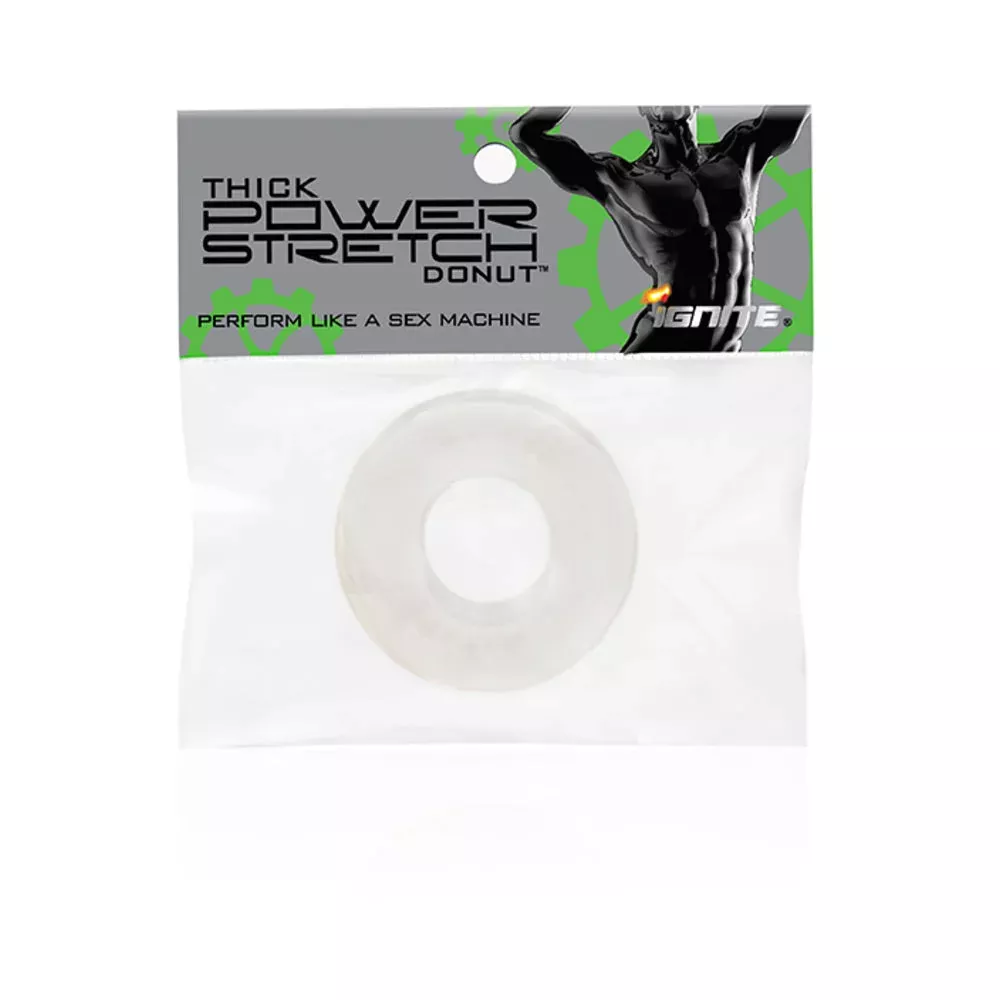 thick-power-stretch-donut-ring-clear Thick Power Stretch Donut Ring Clear