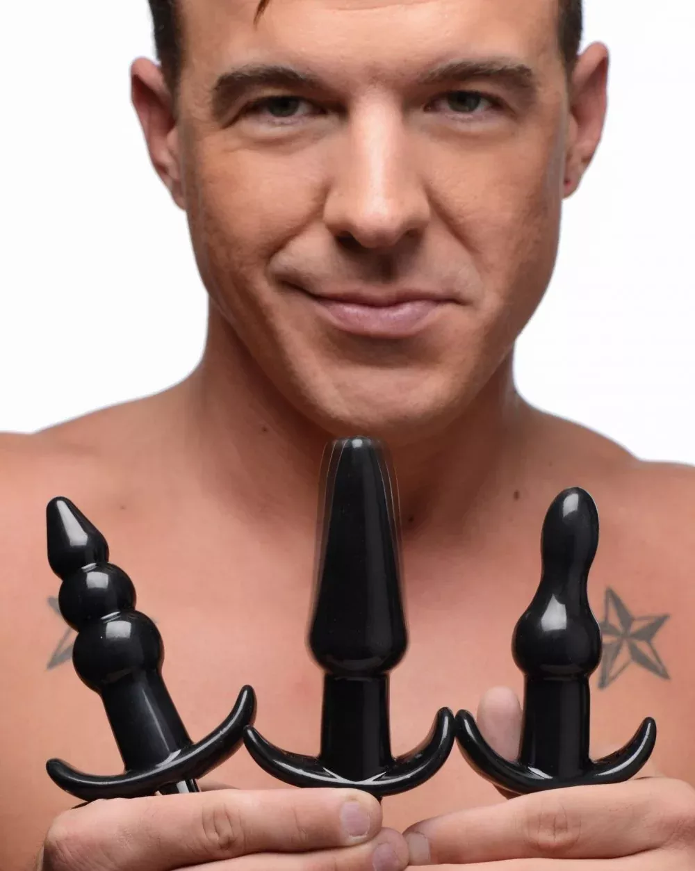 thrill-trio-anal-plug-set-black Thrill Trio Anal Plug Set Black