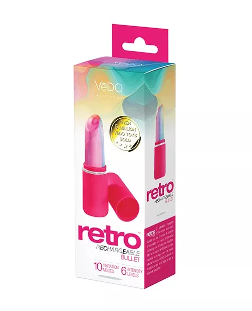 vedo-retro-rechargeable-bullet-pink Vedo Retro Rechargeable Bullet Pink