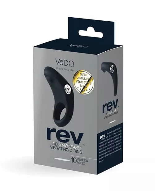 vedo-rev-rechargeable-c-ring-vibrating-black Vedo Rev Rechargeable C-ring Vibrating Black