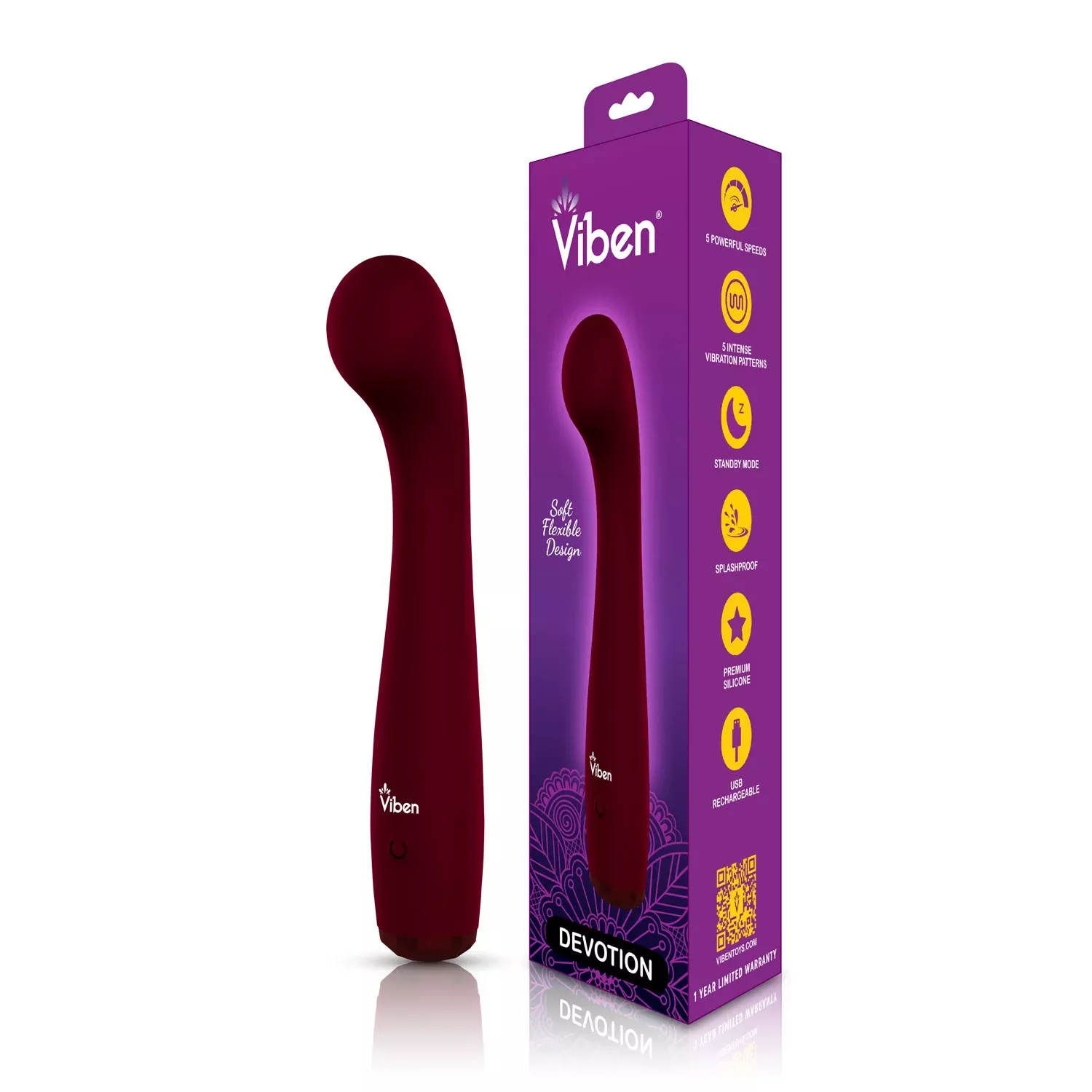 viben-devotion-g-spot-massager-in-ruby Viben Devotion G-Spot Massager in Ruby