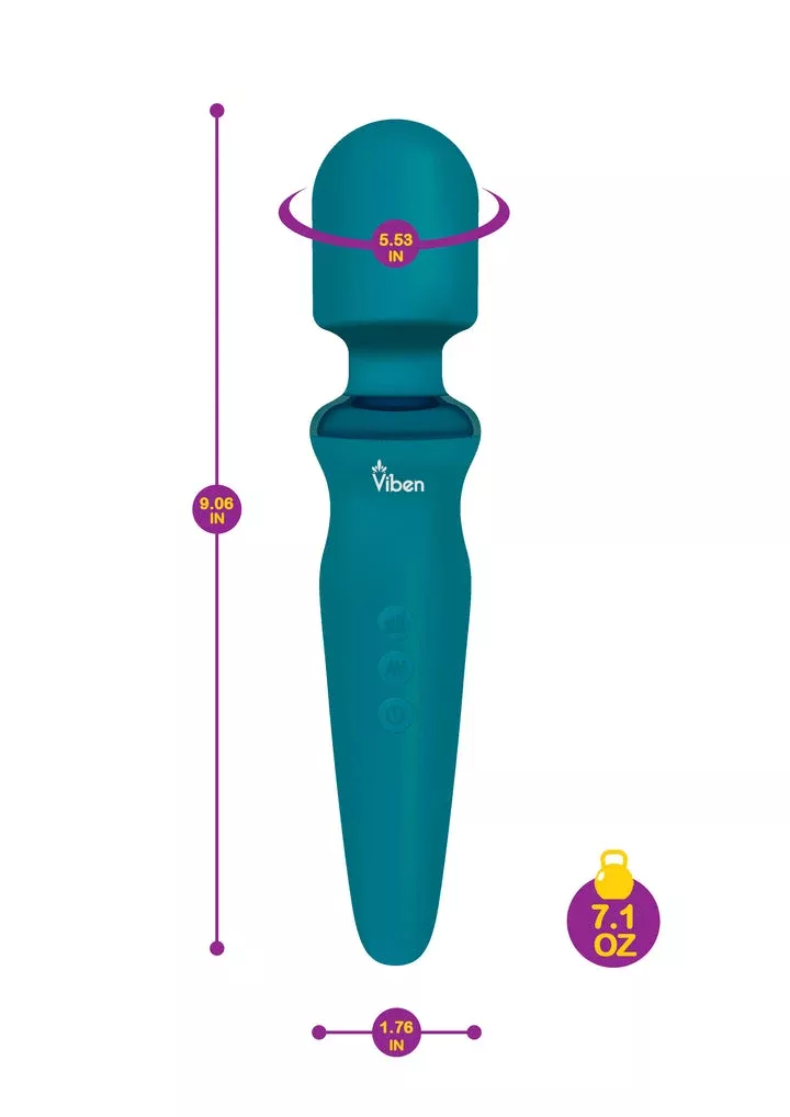 viben-fierce-intense-wand-massager-ocean Viben Fierce Intense Wand Massager Ocean