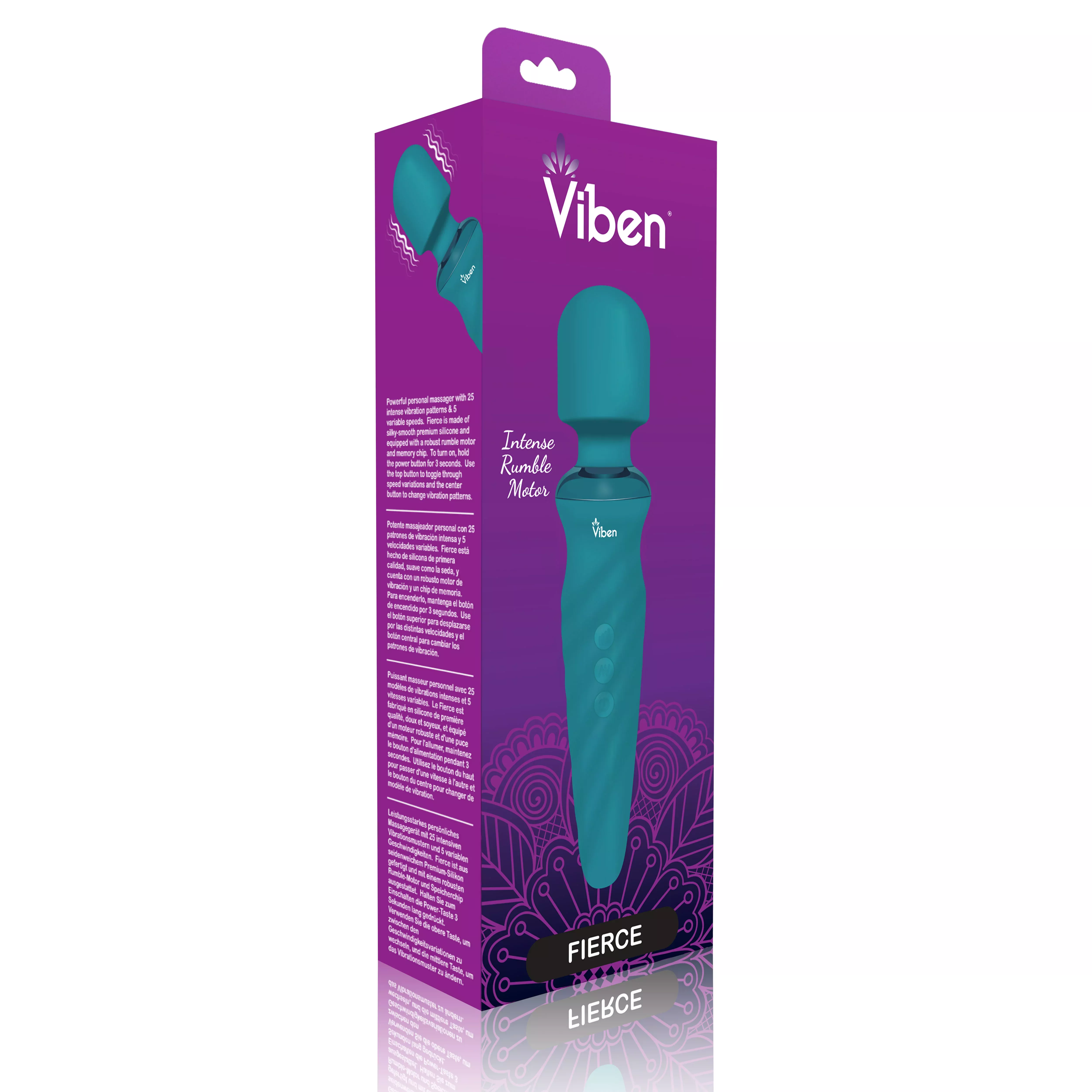 viben-fierce-wand-massager-ocean Viben Fierce Wand Massager - Ocean