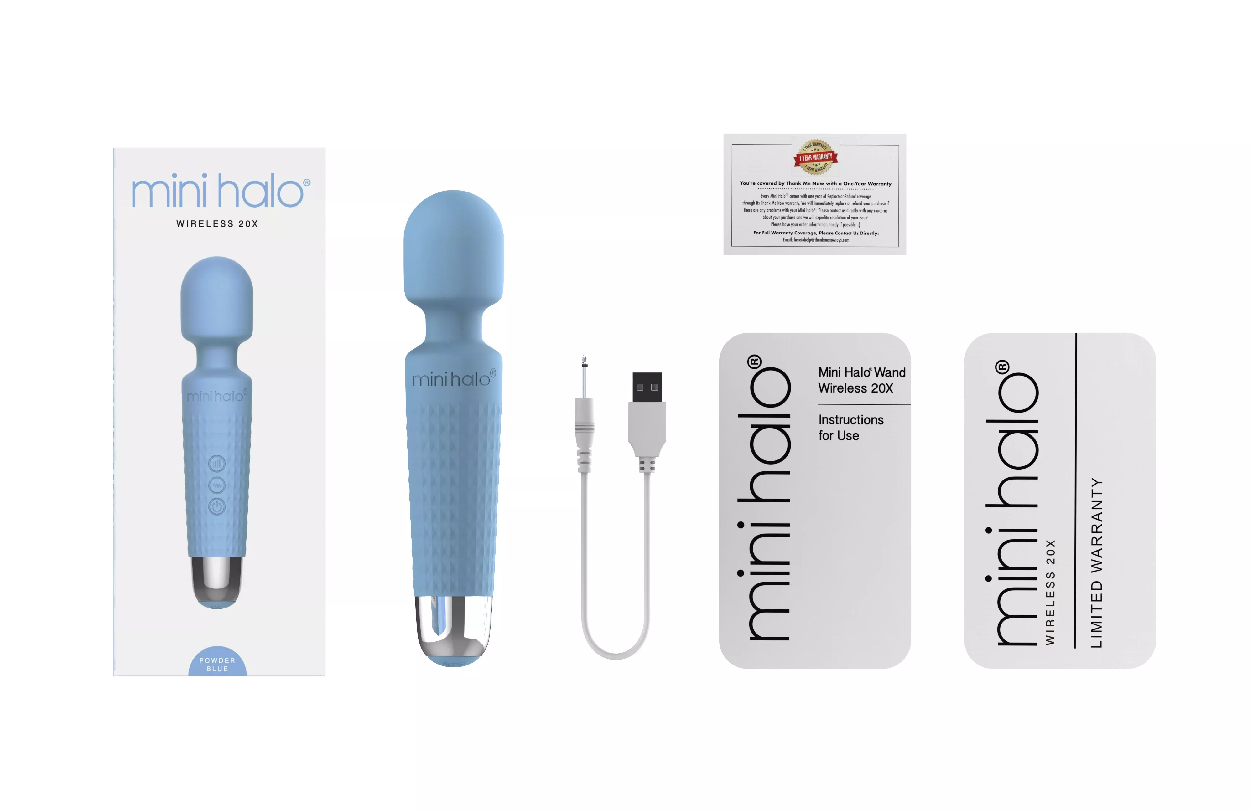 viben-mini-halo-compact-wand-vibrator-powder-blue Viben Mini Halo Compact Wand Vibrator, Powder Blue
