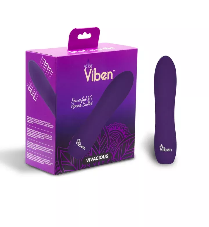 viben-vivacious-10-function-bullet-violet Viben Vivacious 10 Function Bullet Violet
