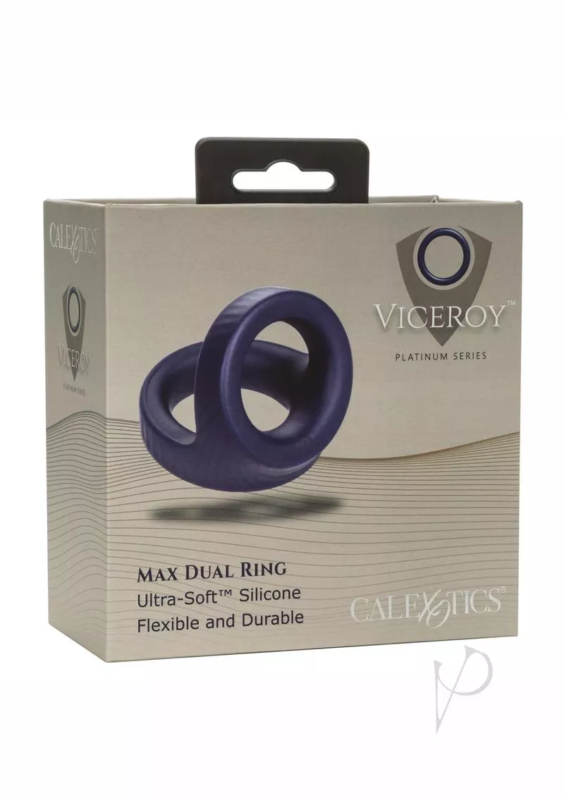 viceroy-wearable-non-vibratingsilicone-dual-cock-ring-blue Viceroy Wearable Non-VibratingSilicone Dual Cock Ring Blue