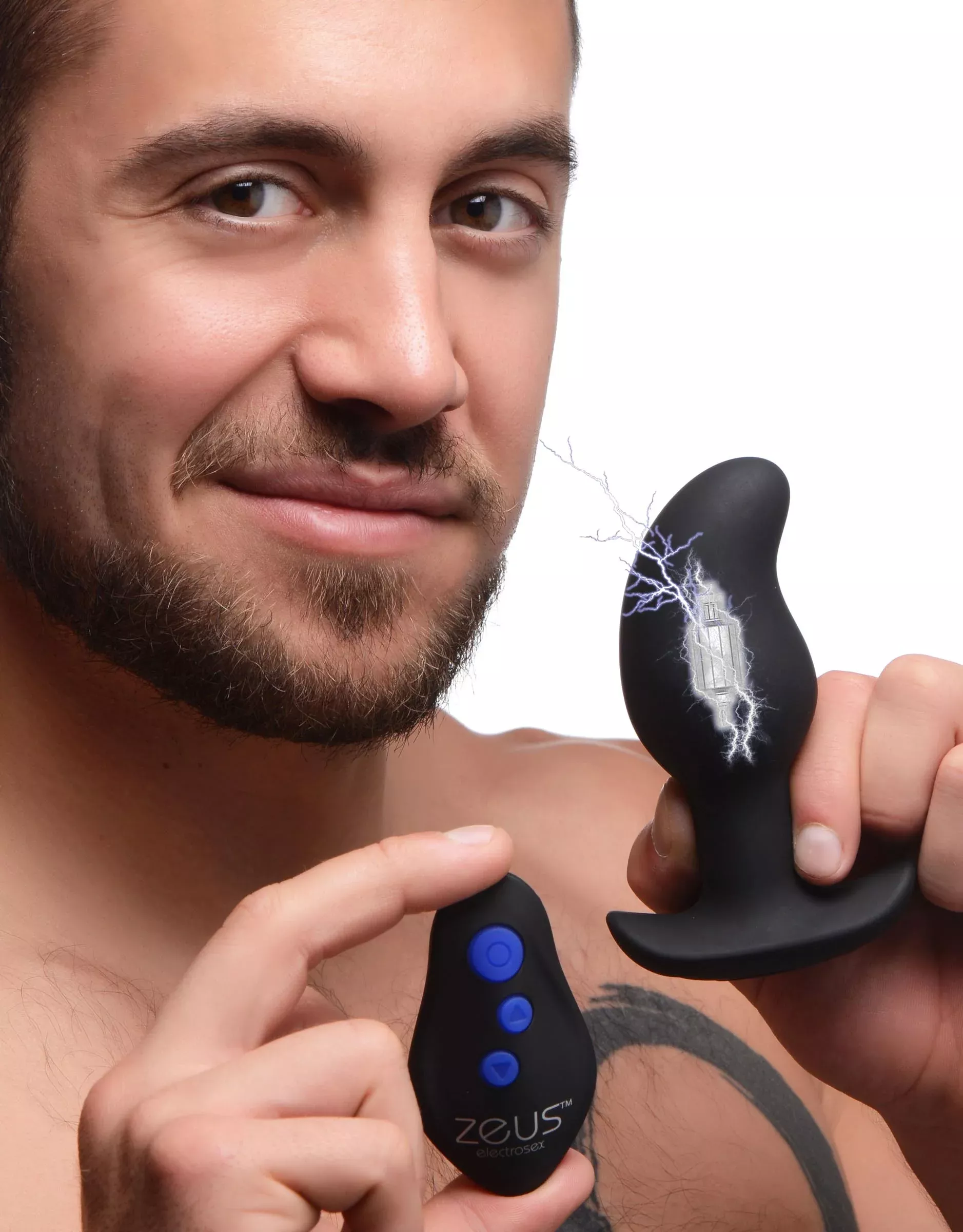 volt-drop-vibrating-e-stim-prostate-massager-with-remote Volt Drop Vibrating And E-stim Prostate Massager With Remote