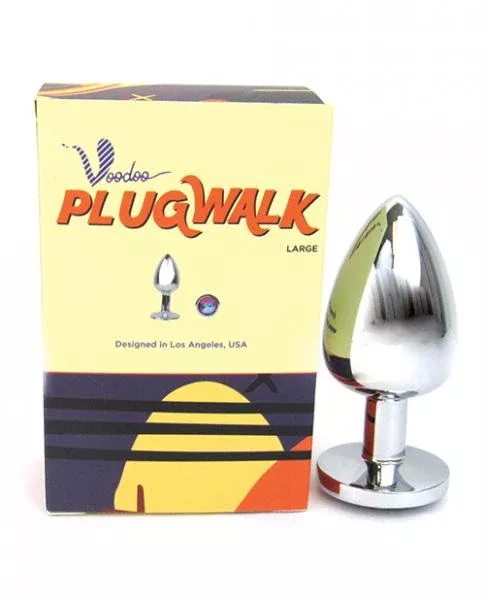 voodoo-plug-walk-large-stainless-steel-silver Voodoo Plug Walk Large Stainless Steel - Silver