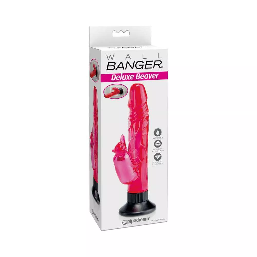 waterproof-wall-bangers-deluxe-beaver-dual-stimulation-vibrator-pink Waterproof Wall Bangers Deluxe Beaver Dual Stimulation Vibrator Pink