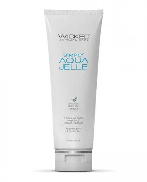 wicked-sensual-care-simply-aqua-jelle-water-based-lubricant-4-oz Wicked Sensual Care Simply Aqua Jelle Water Based Lubricant - 4 oz