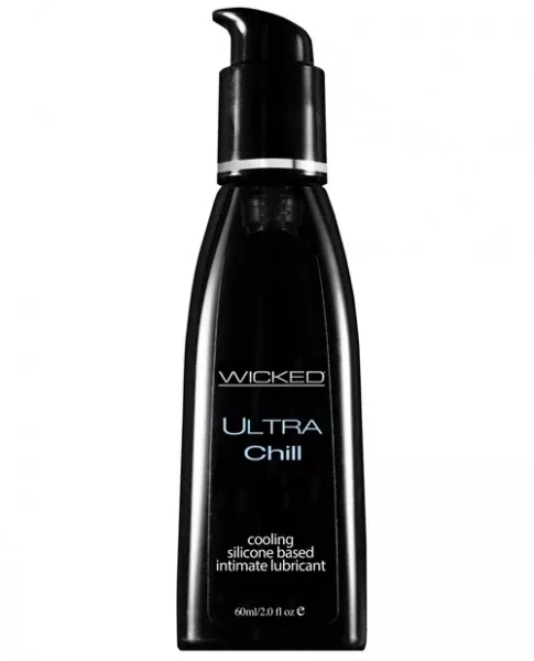 wicked-sensual-care-ultra-chill-cooling-sensation-silicone-based-lubricant-2-oz- Wicked Sensual Care Ultra Chill Cooling Sensation Silicone Based Lubricant - 2 oz Fragrance Free