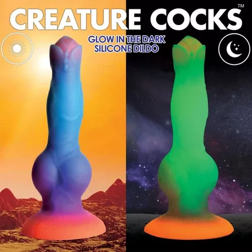xr-brands-creature-cocks-space-cock-glow-in-dark-silicone-alien-dildo XR Brands Creature Cocks Space Cock Glow in the Dark Silicone Alien Dildo