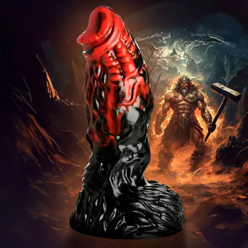 xr-brands-creature-cocks-vulcan-silicone-dildo XR Brands Creature Cocks Vulcan Silicone Dildo