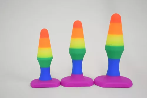 xr-brands-rainbow-ready-silicone-anal-set XR Brands Rainbow Ready Silicone Anal Set