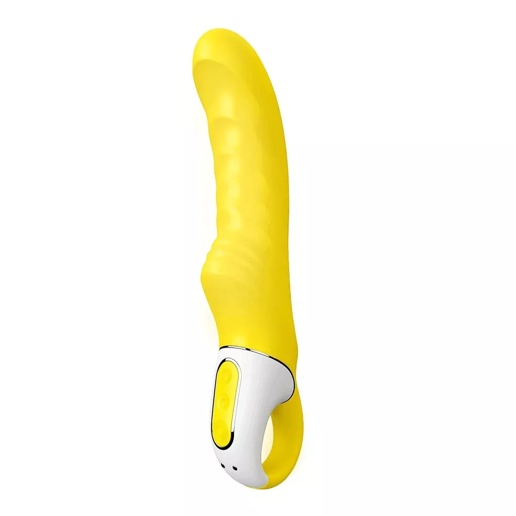 yummy-sunshine-g-spot-vibrator-vibrating-dildo-ribbed-shaft-12-vibration-program Yummy Sunshine G-Spot Vibrator - Vibrating Dildo, Ribbed Shaft, 12 Vibration Programs, Retaining Ring - Soft Silicone, Waterproof, Rechargeable