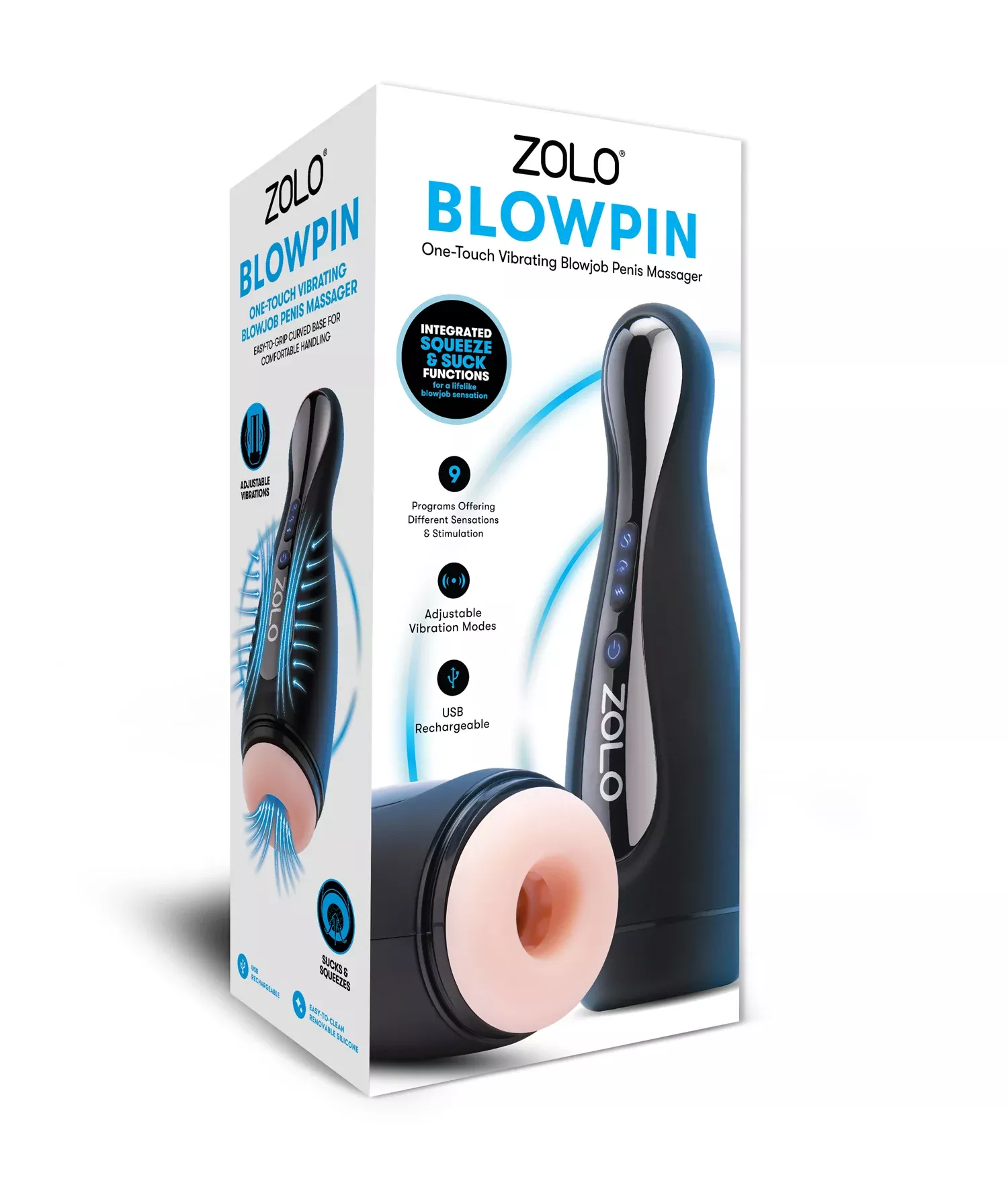zolo-blowpin-rechargeable-suction-vibration-stroker Zolo Blowpin Rechargeable Suction and Vibration Stroker