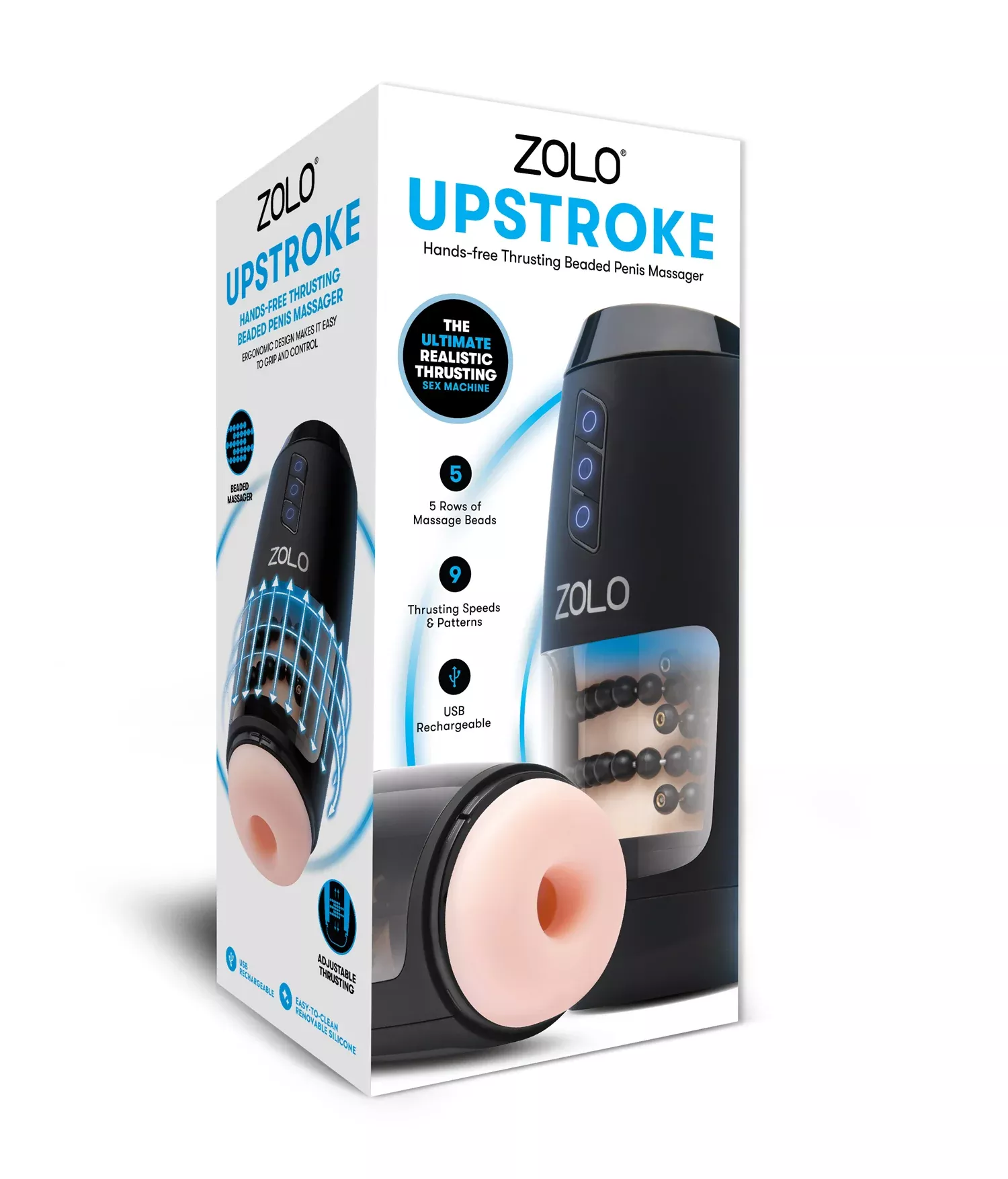 zolo-upstroke-rechargeable-thrusting-stroker Zolo Upstroke Rechargeable Thrusting Stroker