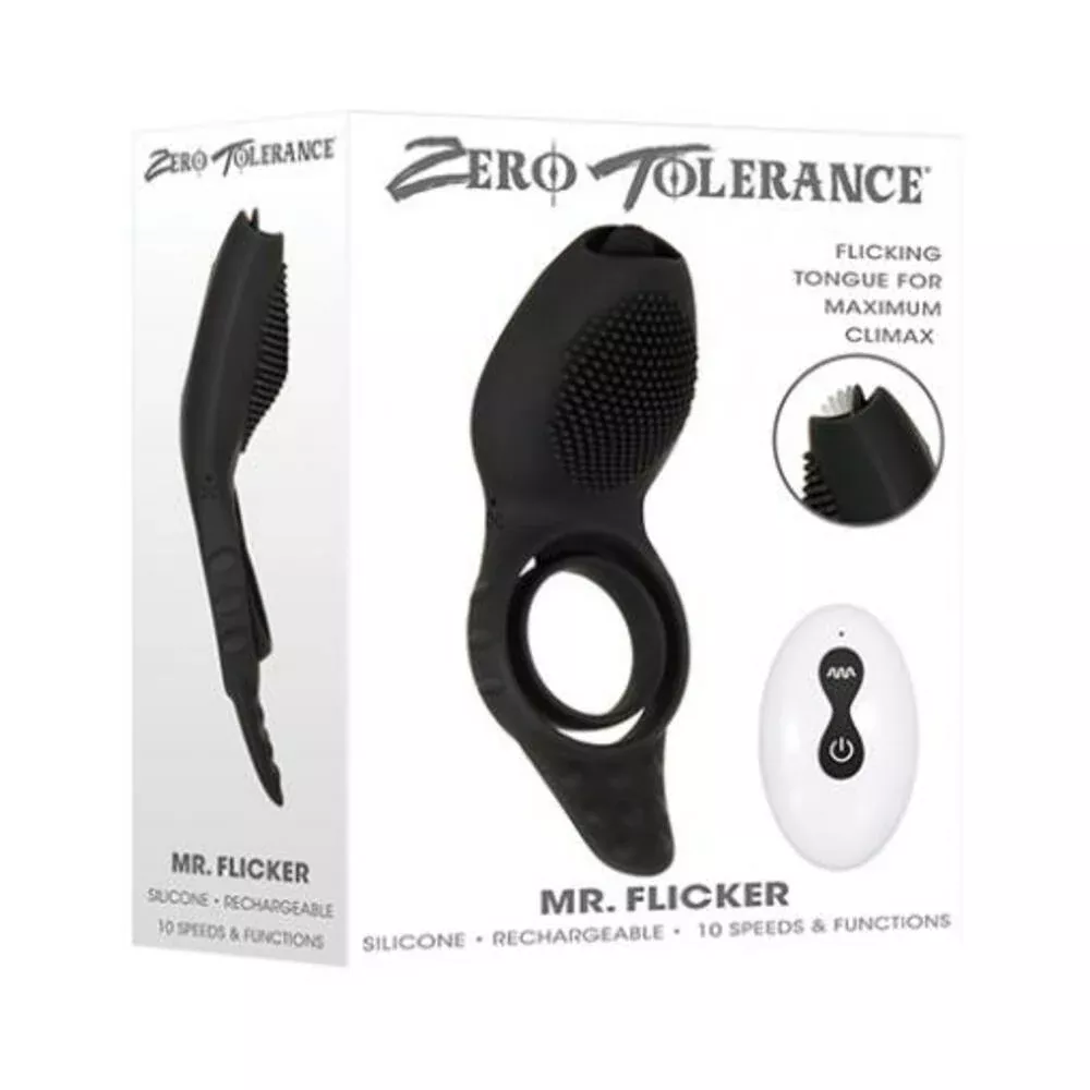 zt-mr-flicker-vibrating-silicone-cock-ring-black Zt Mr. Flicker Vibrating Silicone Cock Ring Black