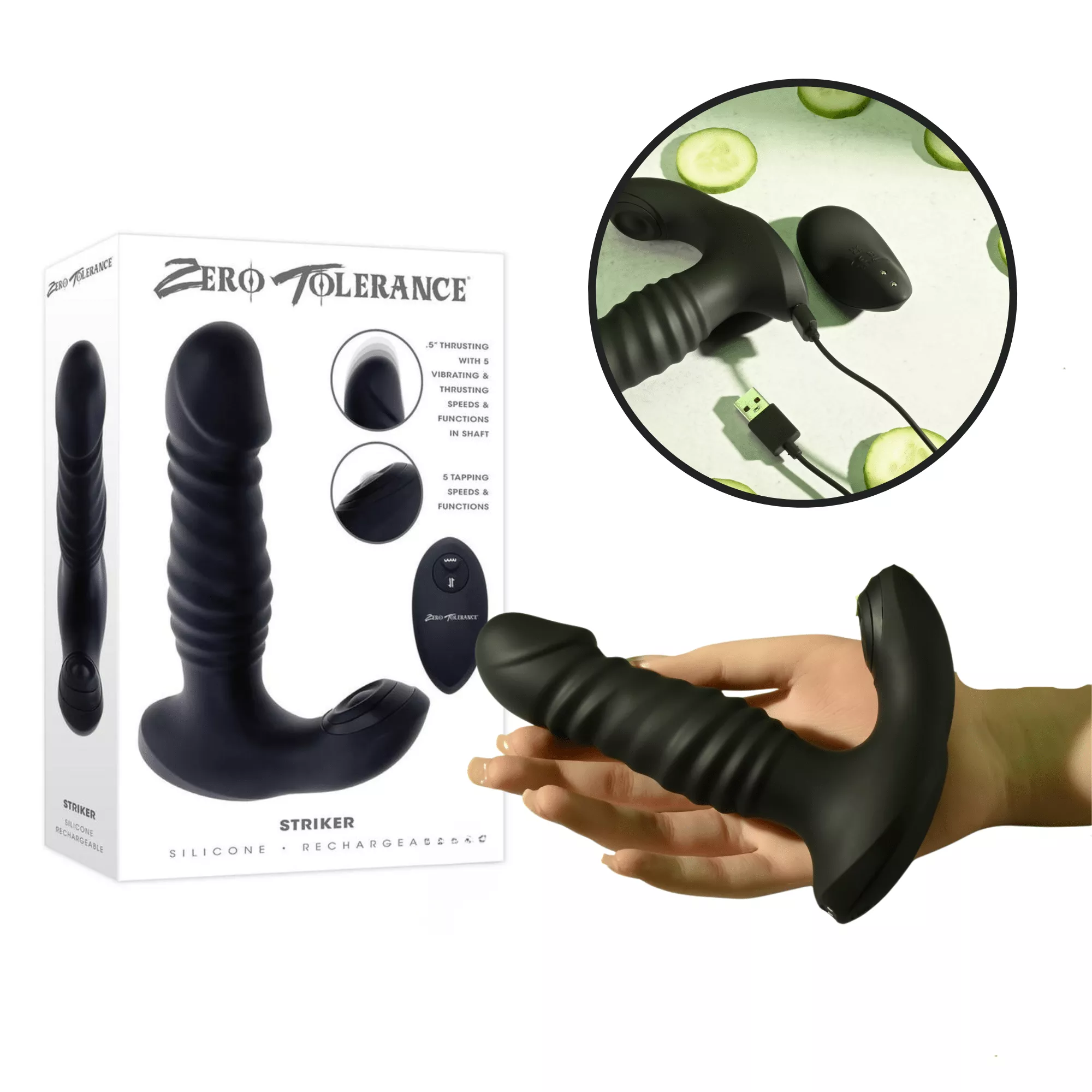 zt-striker-remote-control-thrusting-g-spot-clitoral-rechargeable-vibrator Zt Striker Remote-Control Thrusting G-Spot Clitoral Rechargeable Vibrator