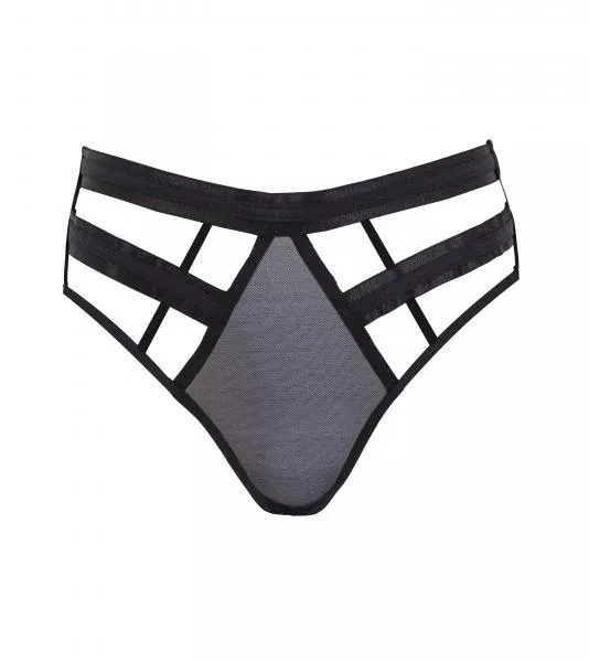 zuri-high-waist-open-back-brief-black Zuri High-waist Open-back Brief - Black -